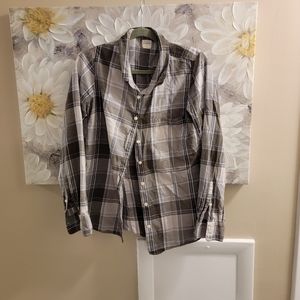 J.Crew Plaid Button up